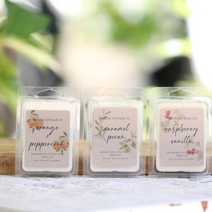 Soy Wax Melts, Farmhouse Wax Melt, Mother&#39;s Day Gift, Gift For Her, White Candle, Scented Wax Melt, Women&#39;s Gift, Gift For Mom