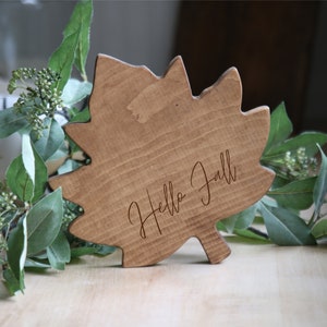 Herbst Holz Ausschnitte, Herbst Dekor, Mantel Dekor, Holzakzente, Holz Eichel, Holz Eichenblatt, Holz Ahornblatt, Holz Kürbis, Kürbis Dekor