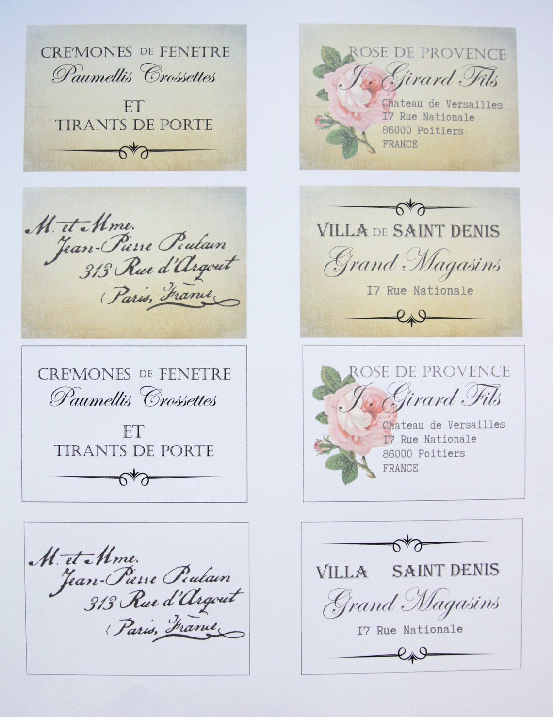 French Labels Digital Downloads Digital Labels Printable | Etsy