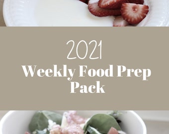 Recetas semanales de preparación de alimentos, Recetas sencillas, Recetas fáciles, Recetas más saludables, Recetas de preparación de alimentos, Paquete de recetas, Paquete de recetas saludables