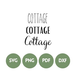 Cottage SVG, enseigne du marché, ferme Style SVG, citation svg, SVG printemps, autocollant cottage, cottage numérique, téléchargement numérique Cottage, cottage numérique