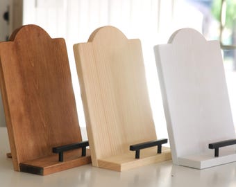 Wood Cookbook Stand, Recipe Book Stand,Wood Kitchen Decor,Gift For Cook,Farmhouse Barnwood Decor,Cookbook Stand Gift,Farmhouse Kitchen Decor