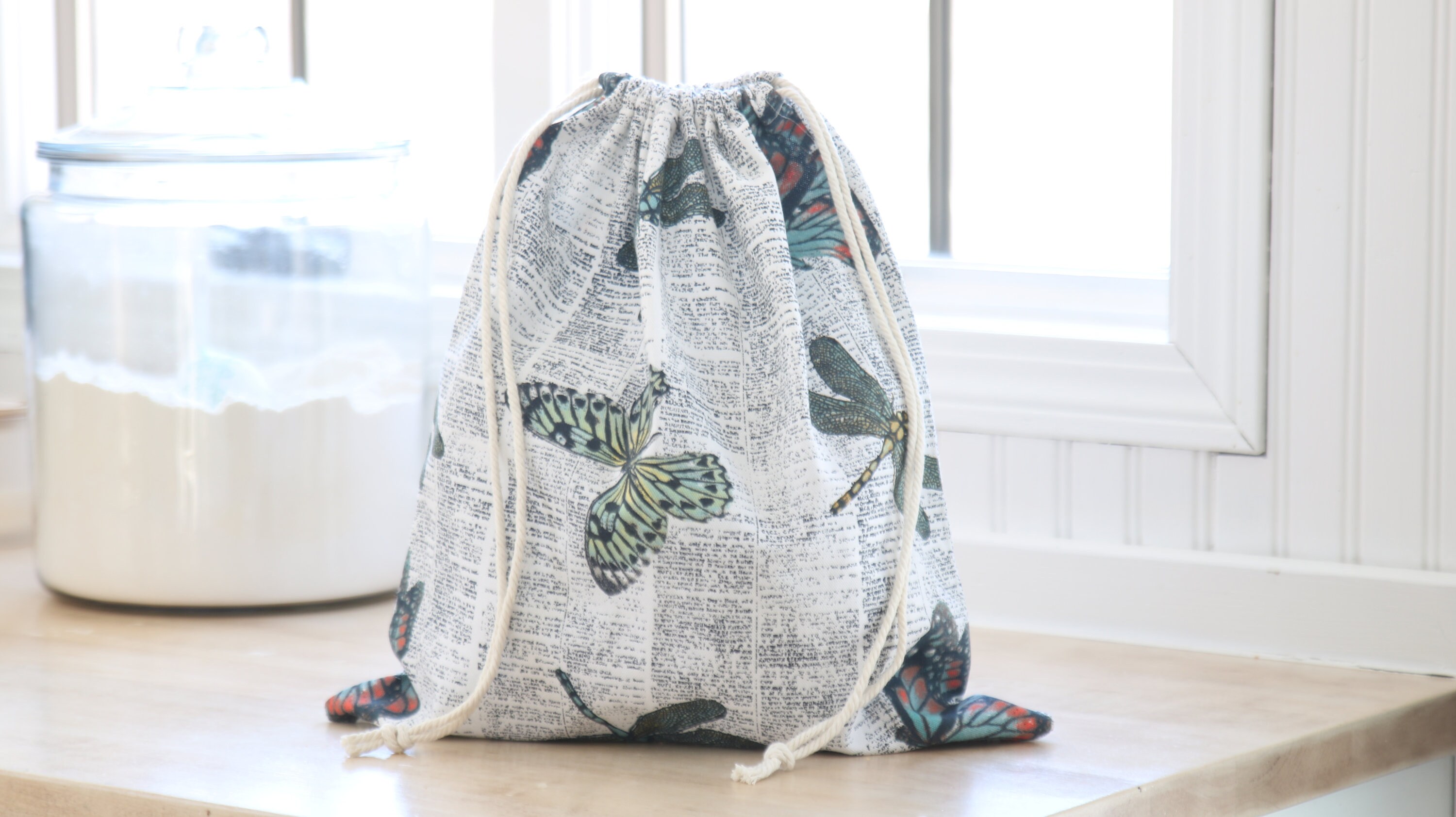 Cotton drawstring online bags spotlight