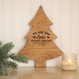 Christmas Tree Board, Pine Tree Wood Cutout, Mantel Decor, Wooden Accent, Wood Christmas Tree, Wood Christmas Shape, Fir Tree Decor