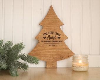Christmas Tree Board, Pine Tree Wood Cutout, Mantel Decor, Wooden Accent, Wood Christmas Tree, Wood Christmas Shape, Fir Tree Decor
