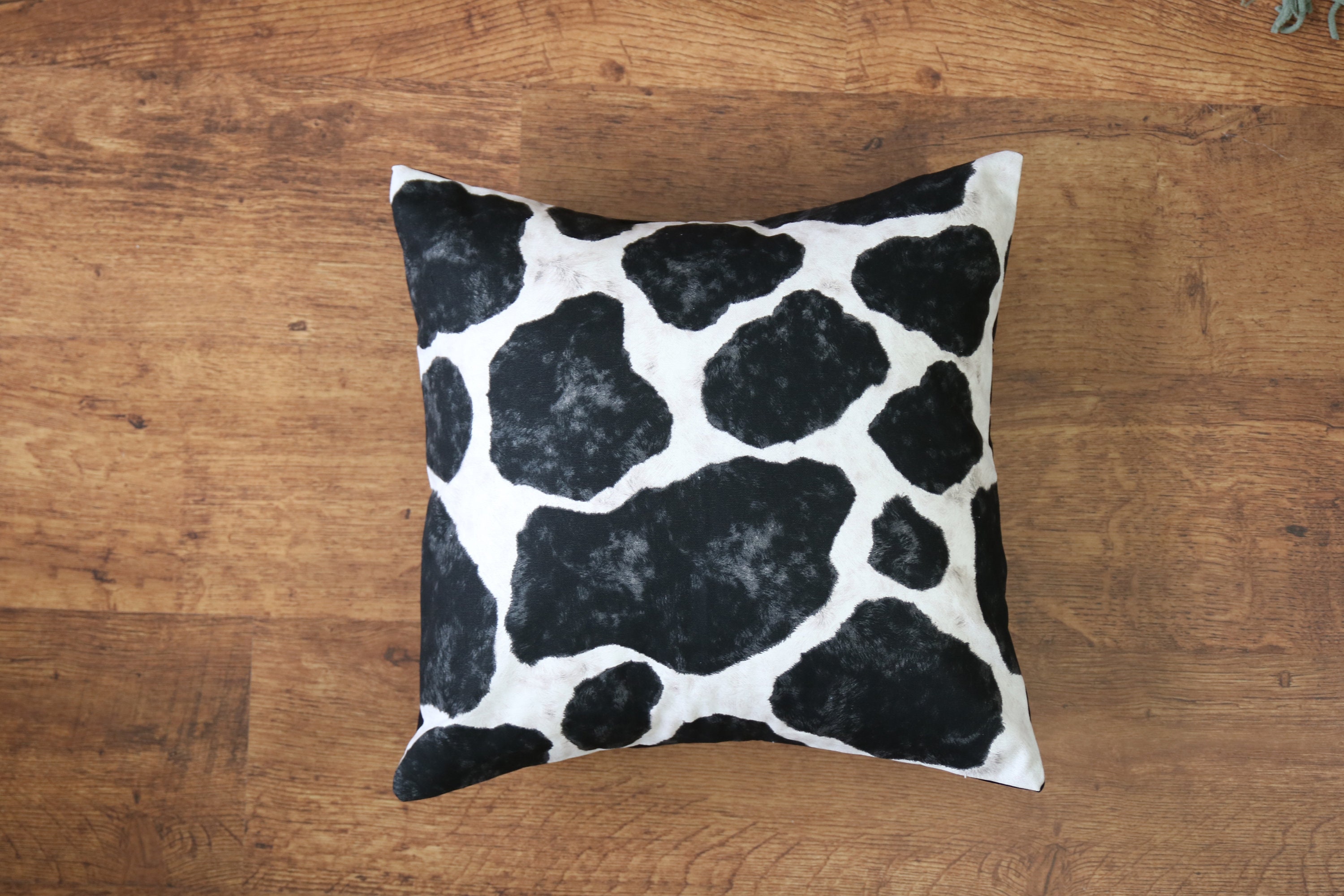Cow print cheap cushion
