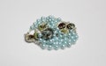Servite Rosary Our Lady Of The Seven Sorrows, Light Blue Pearl Beads Mater Dolorosa, Rosary of the Seven Sorrows of the Blessed Virgin Mary