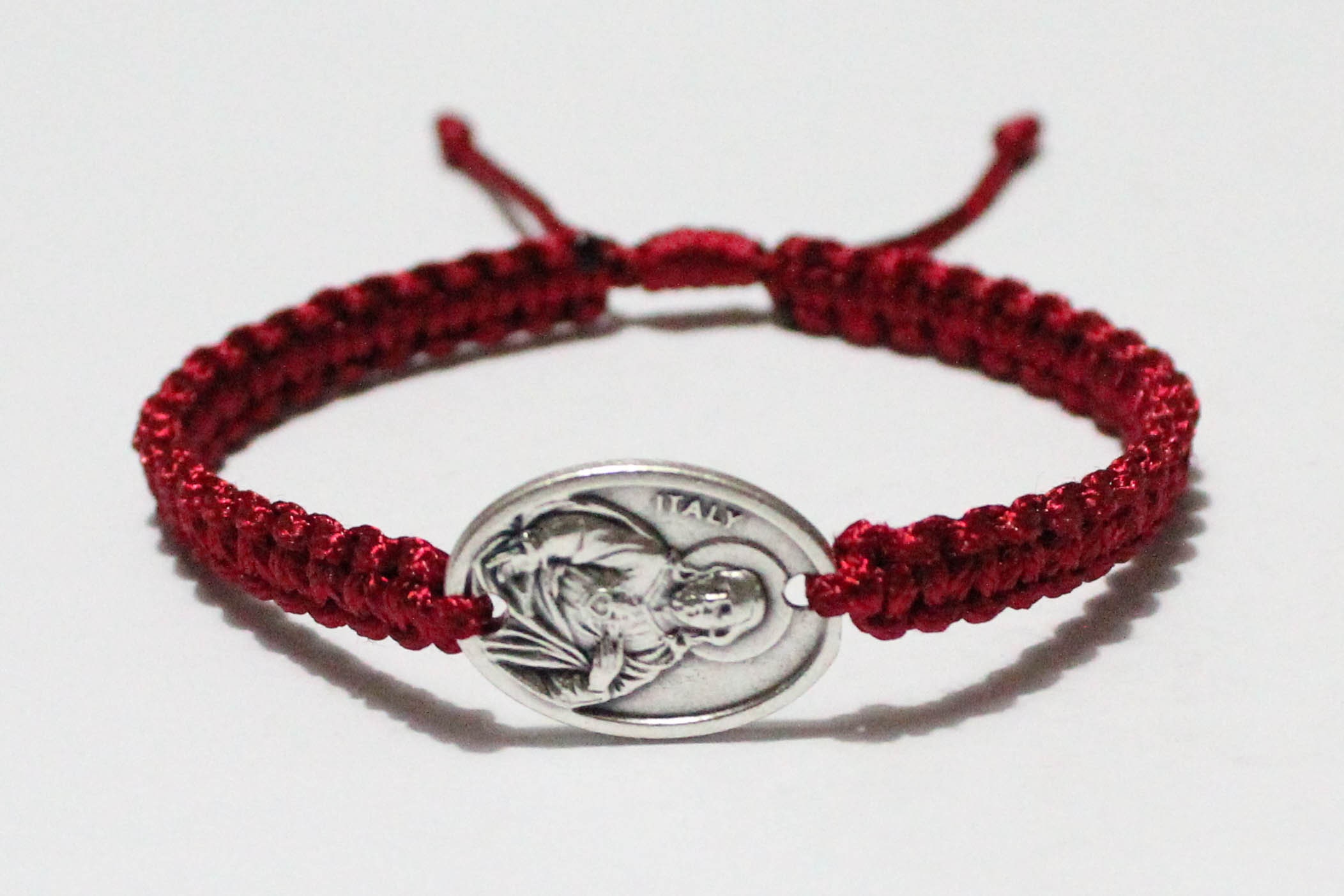 The Sacred Heart of Jesus Medal Cord Bracelet, Gifts Man and Women, The Sacred Heart, The Most Sacred Heart of Jesus, Sacred Heart, Jesus