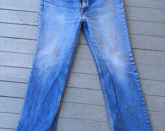 Vintage Levi's orange tab jeans! Well worn/high waisted 35 x 30