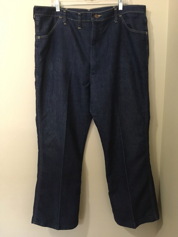 Vintage 1970s flare Wrangler jeans Size 42 | Etsy