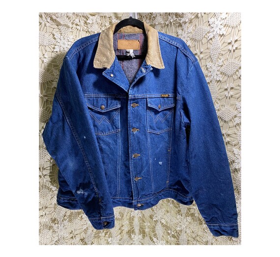 Vintage Blanket Lined Denim Wrangler 