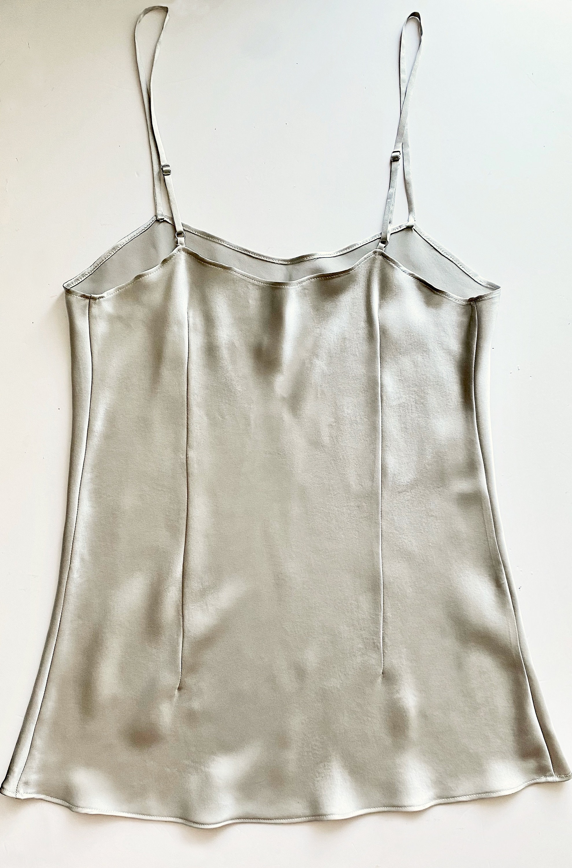 Bias Cut Cami Grey Pearl main image 0