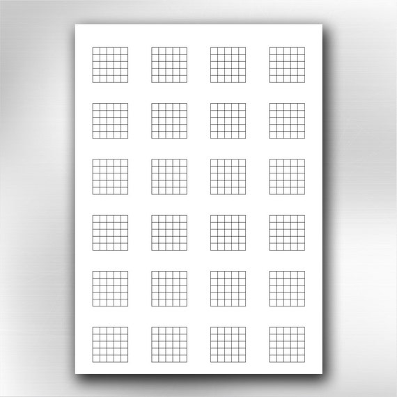 Blank Bass Fretboard Chart