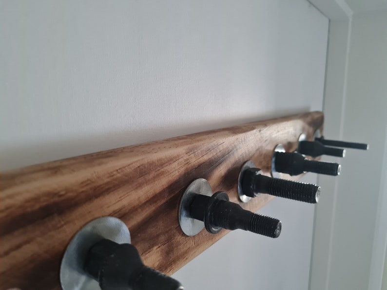 Industrial Style Wall Fixed Coat Hook Unit Etsy UK