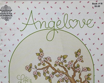 Little Girl Designs Angelove Vintage Cross Stitch Life/'s Little Treasures Book 18 Designs by Gloria /& Pat Inspirational Sayings