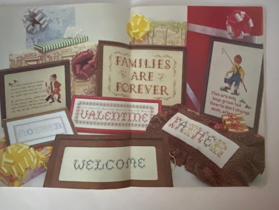 Little Girl Designs Angelove Vintage Cross Stitch Life/'s Little Treasures Book 18 Designs by Gloria /& Pat Inspirational Sayings