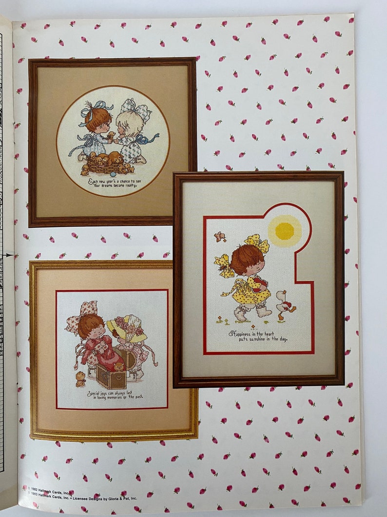 Little Girl Designs Angelove Vintage Cross Stitch Life/'s Little Treasures Book 18 Designs by Gloria /& Pat Inspirational Sayings