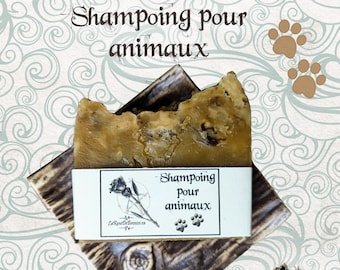 Shampoo for animals natural bar dog cat solid shampoo, neem oil, clay, essential oil
