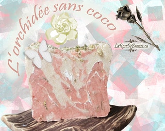 Coconut-free artisanal soap solid shampoo without coconut