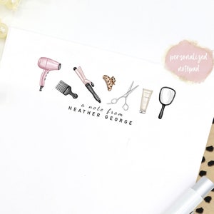 Hairstylist Personalized Notepad | Hairdresser Gift | Beauty Salon Notepad | Cosmetologist | Hairstylist Gift | Beauty School | Beautician