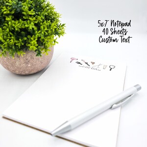 Personalized Hairstylist Notepad | Hair Salon Stationery | Hairdresser Gift image 6