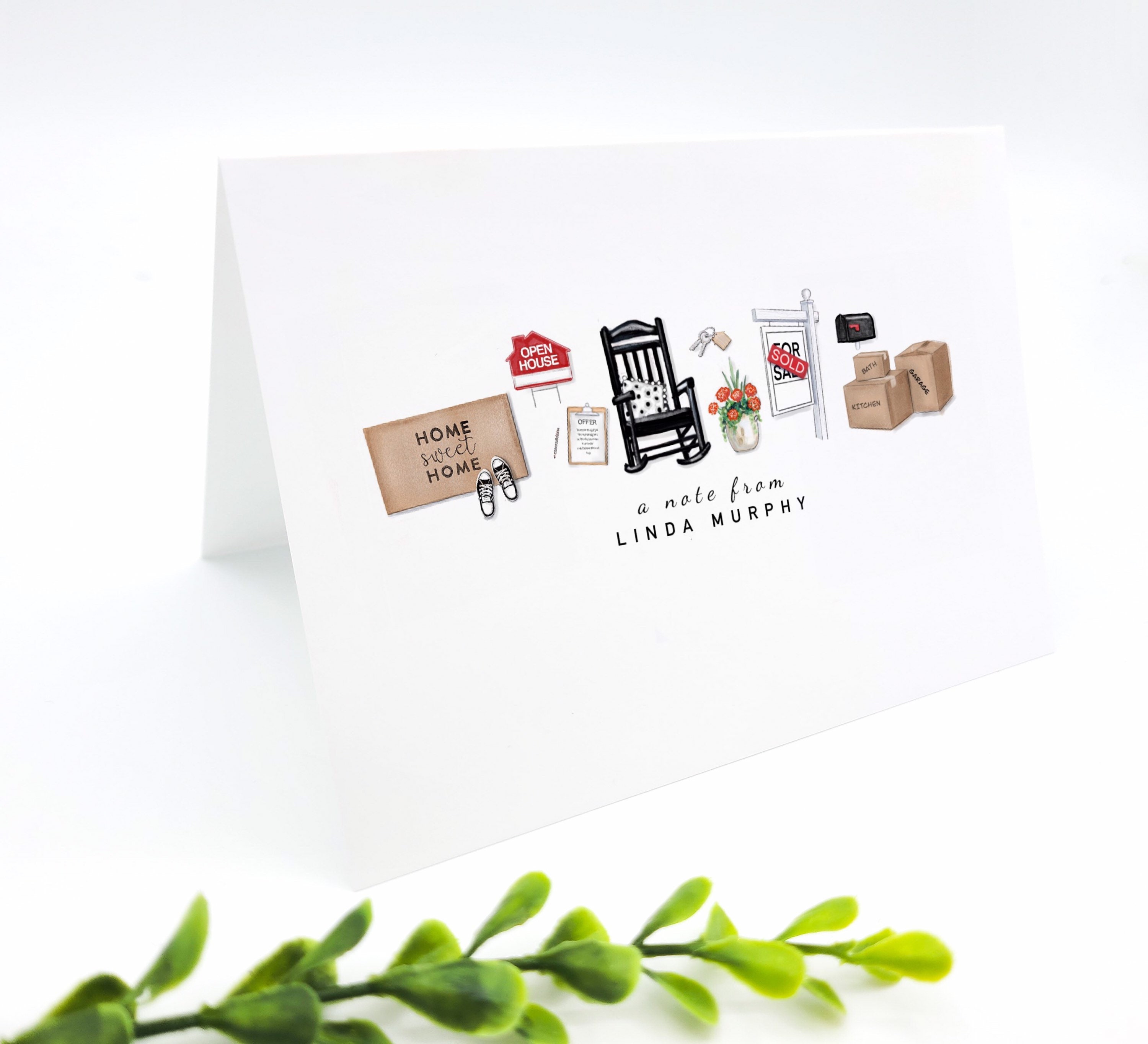 Realtor Personalized Notecards Real Estate Agent Closing Etsy
