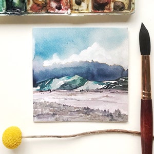 Tarjeta de felicitación de tormentas de invierno / Tarjeta de invierno / Tarjeta de agradecimiento / Tarjeta de montaña / Tarjetas de Colorado / Tarjeta de regalo de cumpleaños