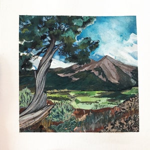 Mount Sopris from Red Hill Fine Art Print