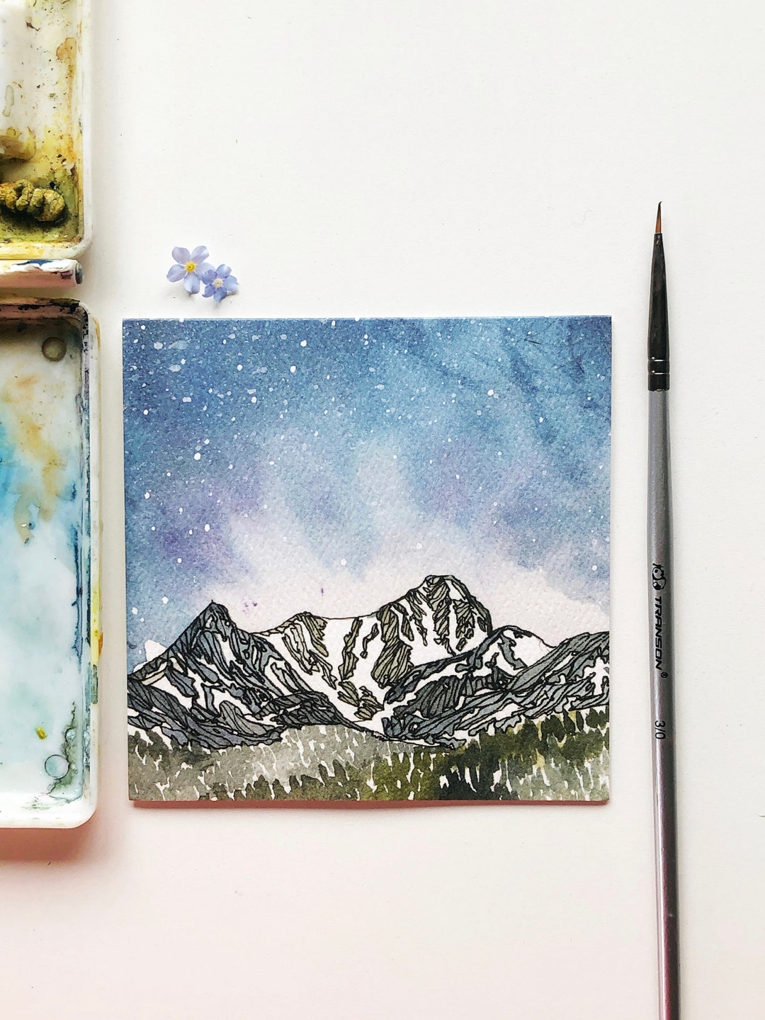 Cartes de vœux Capitol Peak / Carte Aspen / Cartes de montagne Etsy