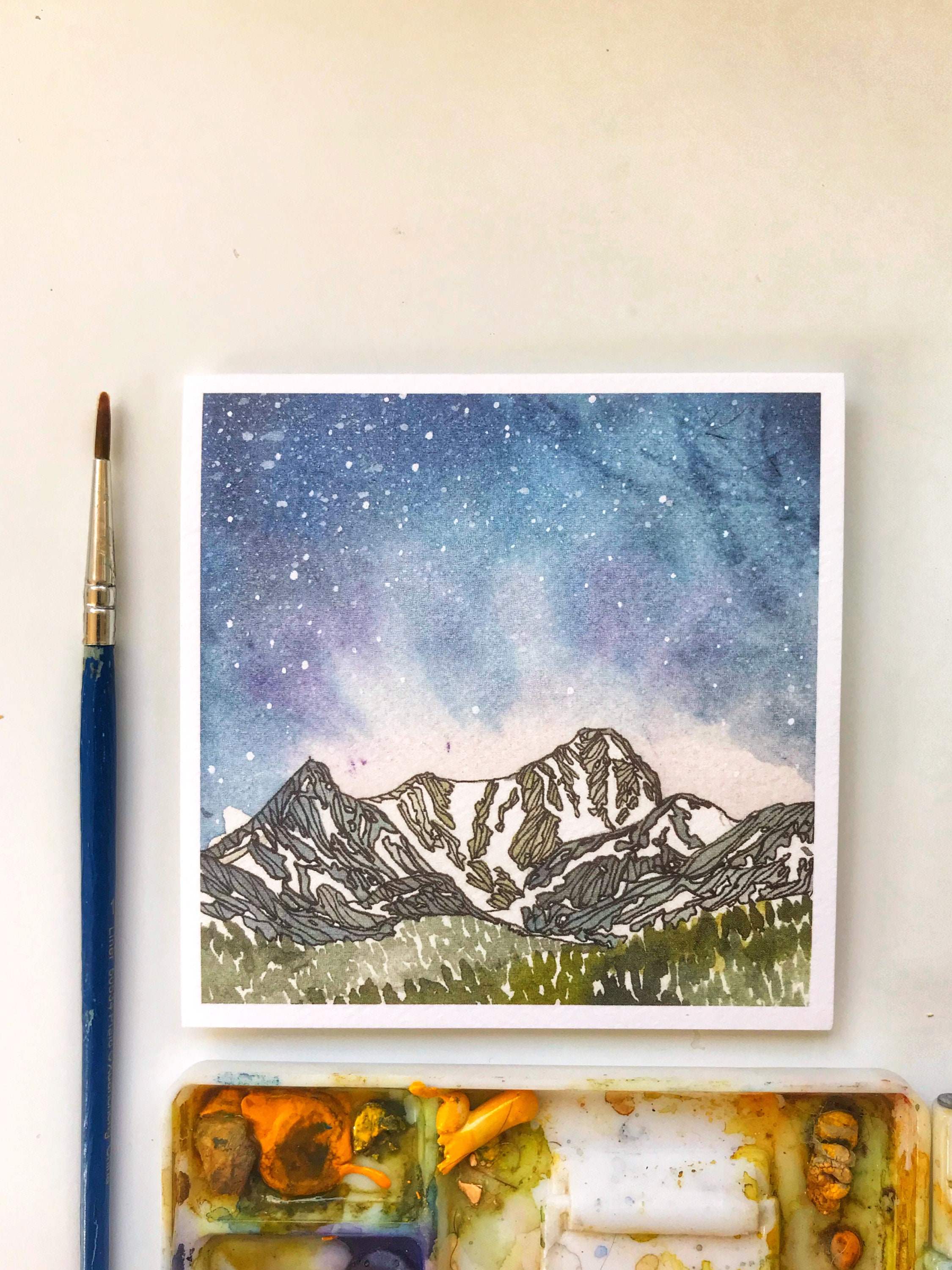 Cartes de vœux Capitol Peak / Carte Aspen / Cartes de montagne Etsy