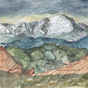 Pikes Peak Fine Art Print