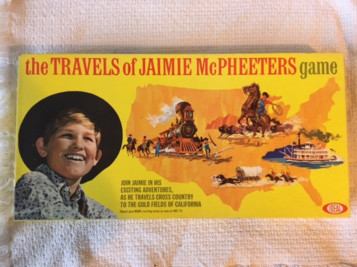 The Travels of Jaimie McPheeters Vintage Board Game Etsy