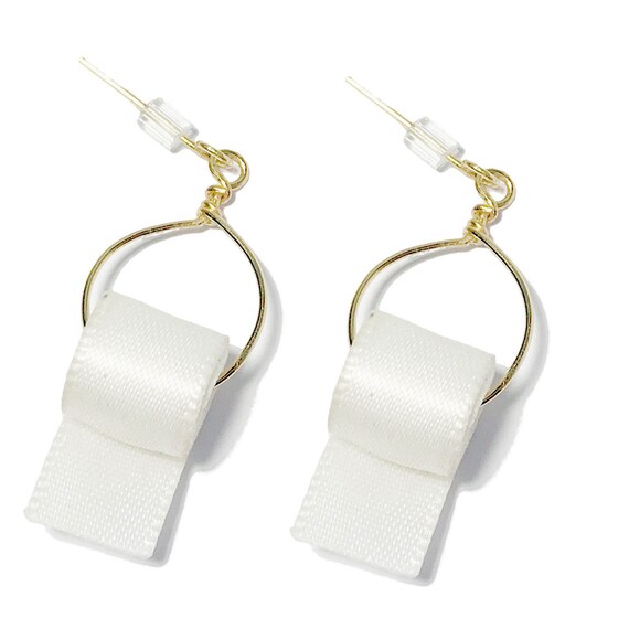 Tissue paper earrings sale