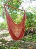 Hand-woven hammock chair brown color with cotton and wood. Hanging chair. Chair hammock. Ideal for decoration. Fast shipping 2 to 3 days.. product logo