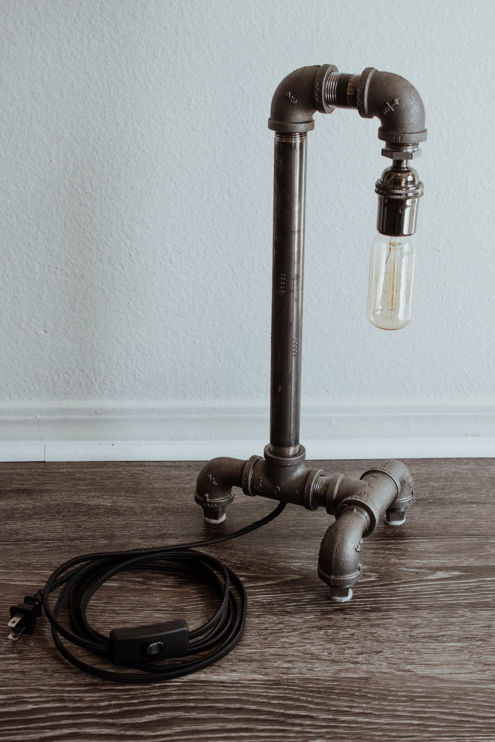 Pipe Table lamp Etsy