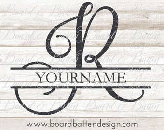 Download Divided Letter R svg file - split monogram svg - split ...