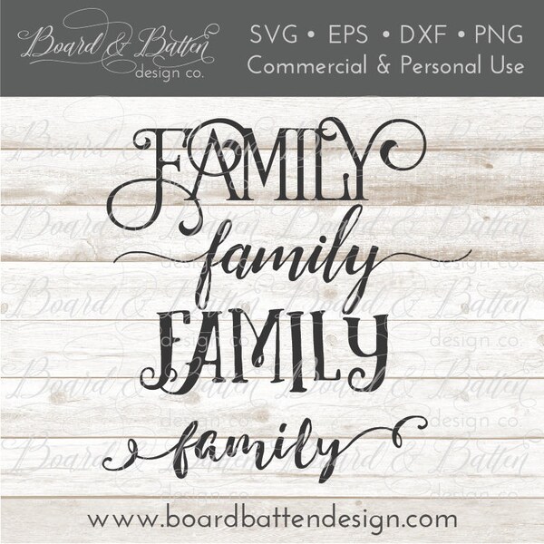 Family Svg File Bundle - Svg Vinyl Family Files - Vinyl Downloads - Digital Svg - Cricut Svg Downloads - Digital Downloads for Vinyl Png Dxf