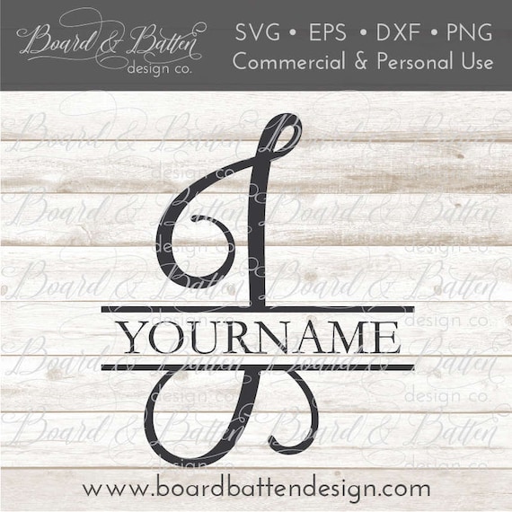 Download Split Monogram J Svg Letter J Svg Split Initial J Svg Etsy