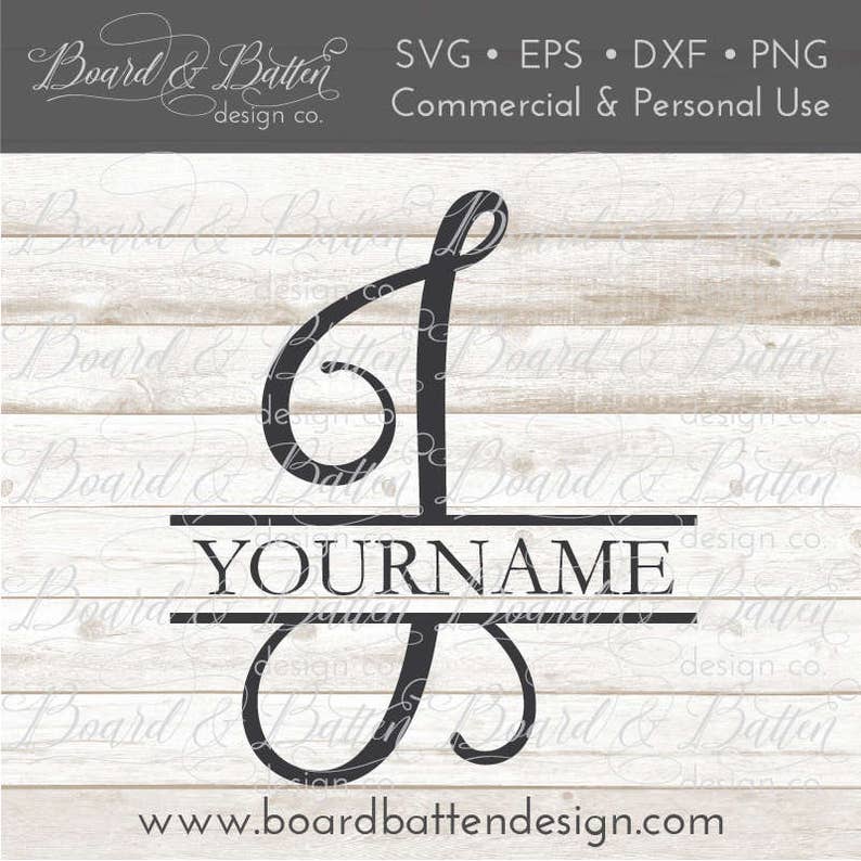 Download Split Monogram J svg Letter J svg Split Initial J svg | Etsy