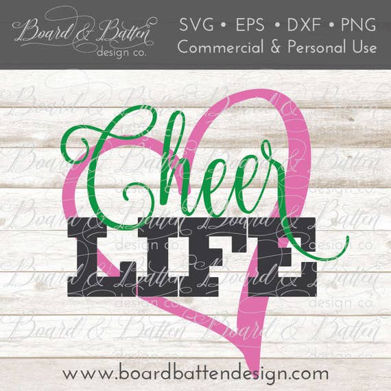 Cheer Life Svg Cheerleading Svg Cheer Svg Files Etsy