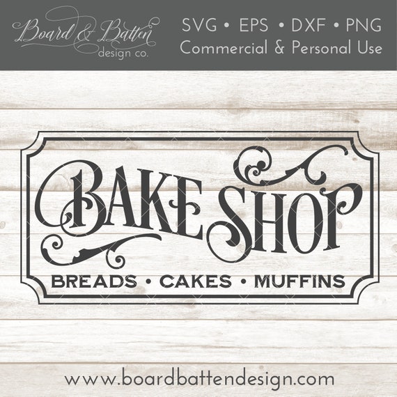 Download Retro Svg Files Cricut Bake Shop Silhouette Cameo Designs Dxf Eps Png