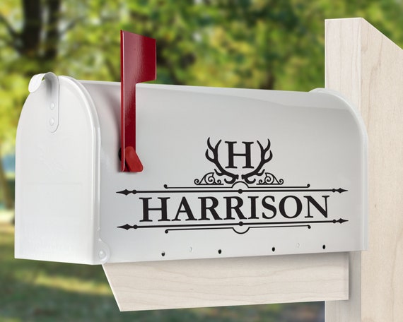 Download Antler Mailbox Monogram Svg File Mailbox Cut File Mailbox Etsy