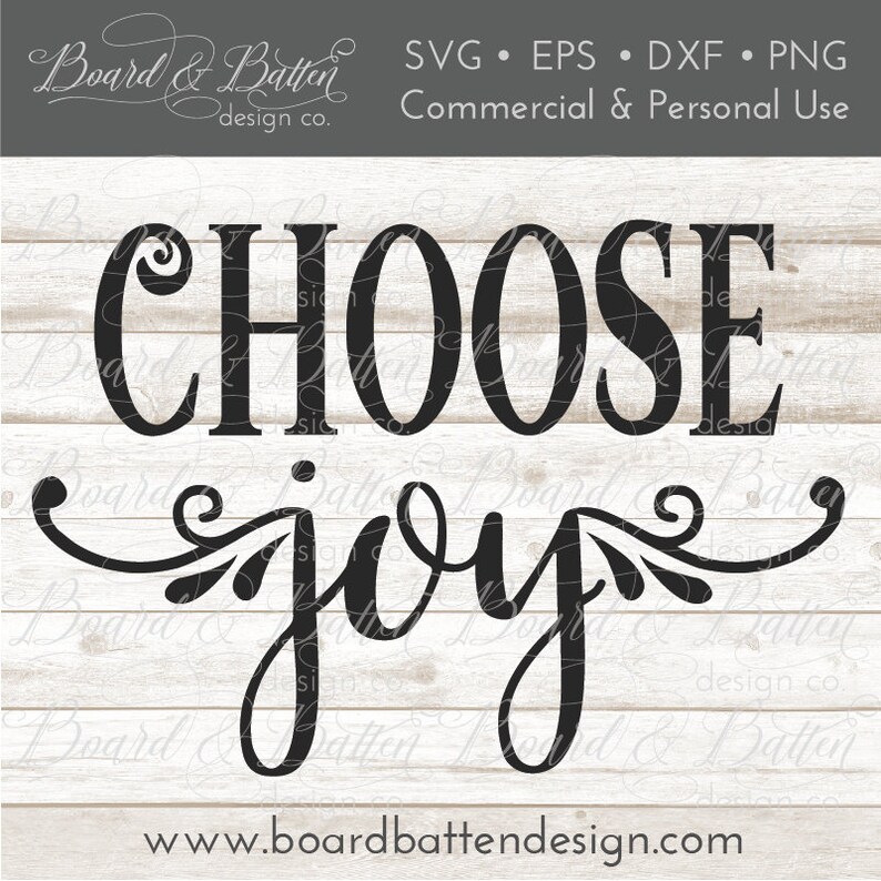 Download Choose Joy SVG File Home Decor SVG Files for Cricut | Etsy