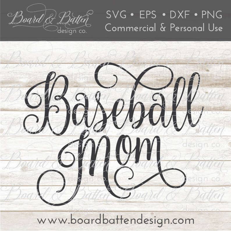 Download Baseball Mom SVG Files Commercial Use SVG Baseball SVG | Etsy
