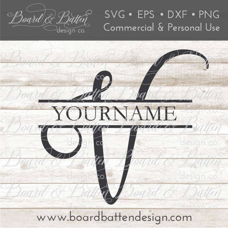 Download V Split Letter SVG Divided Monogram Letter V svg Vinyl Cut ...