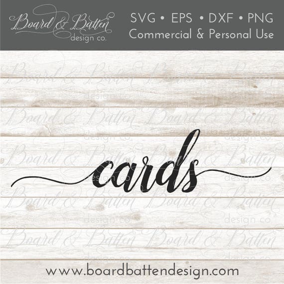 Download Cards Svg File Cards Sign Svg Script Cutting Files for | Etsy