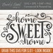 Home Sweet Home Svg - Home Decor Svg - Home Svg File - Home Svg Quote - Cutting File for Cricut - Noodle Board SVG - Home Dxf Eps Png