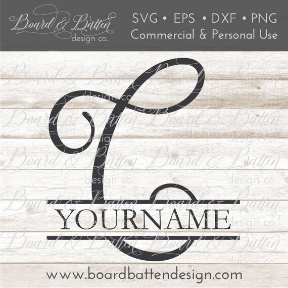 Download C Initial SVG Split Letter Monogram C SVG SVG for Cricut ...