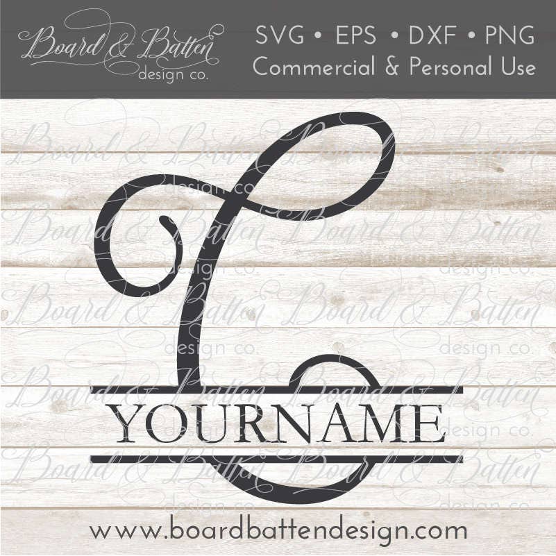 Download C Initial SVG Split Letter Monogram C SVG SVG for Cricut ...