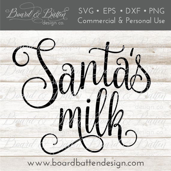 Download Christmas Svg Cut Files Santas Milk Svg Files Santas Etsy 3D SVG Files Ideas | SVG, Paper Crafts, SVG File